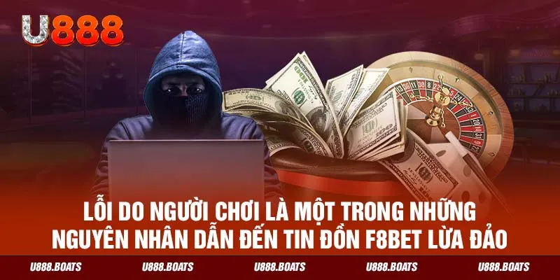 Lỗi do người chơi là một trong những nguyên nhân dẫn đến tin đồn F8BET lừa đảo