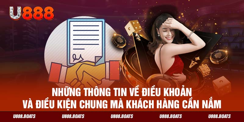 Những thông tin về điều khoản và điều kiện chung mà khách hàng cần nắm